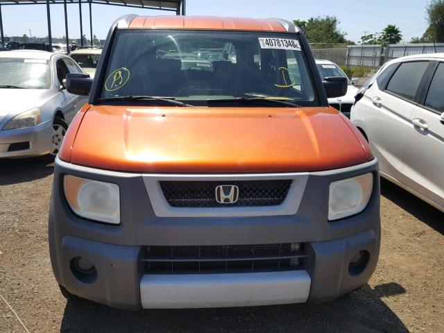 5J6YH18513L004332 - 2003 HONDA ELEMENT EX ORANGE photo 9