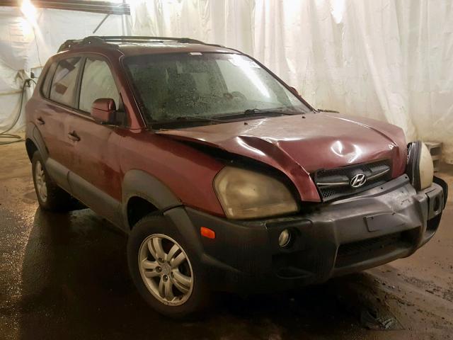 KM8JN12D77U616501 - 2007 HYUNDAI TUCSON SE MAROON photo 1