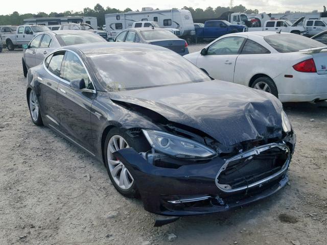 5YJSA1CN3DFP27627 - 2013 TESLA MODEL S BLUE photo 1