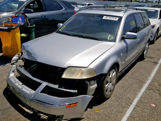 WVWWH63B23E077155 - 2003 VOLKSWAGEN PASSAT GLX SILVER photo 2