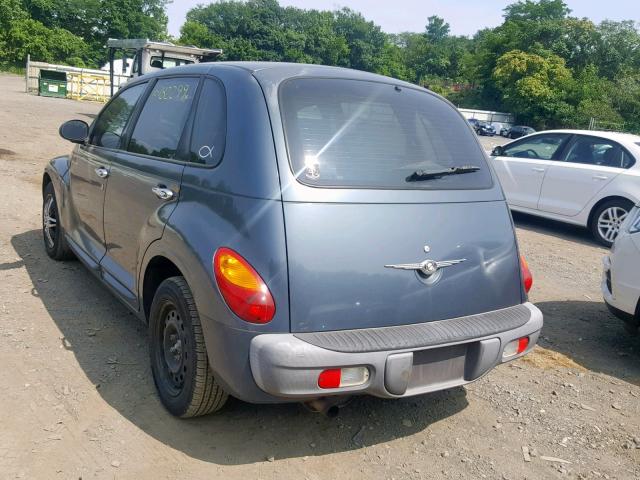 3C4FY48B92T375049 - 2002 CHRYSLER PT CRUISER BLUE photo 3