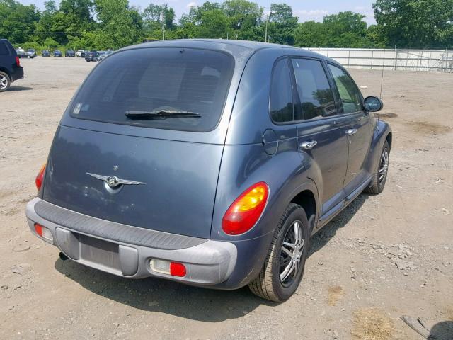 3C4FY48B92T375049 - 2002 CHRYSLER PT CRUISER BLUE photo 4