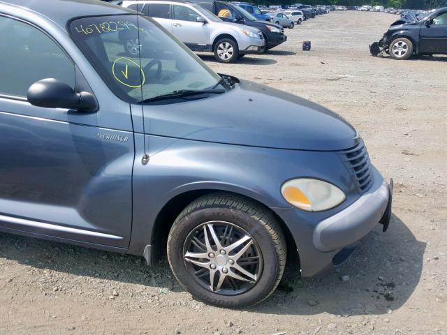 3C4FY48B92T375049 - 2002 CHRYSLER PT CRUISER BLUE photo 9