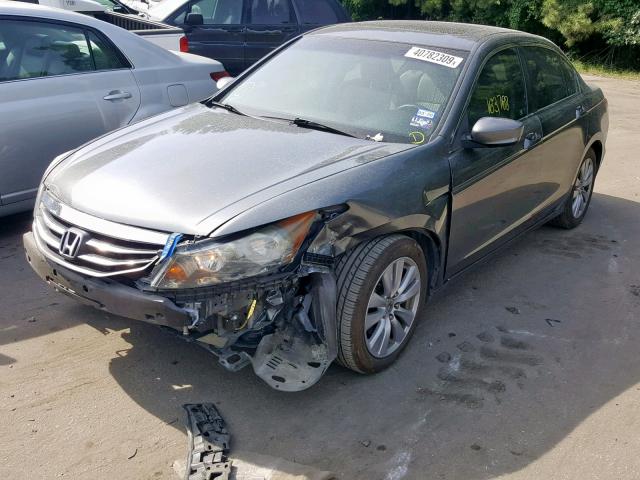 1HGCP2F87BA071034 - 2011 HONDA ACCORD EXL CHARCOAL photo 2