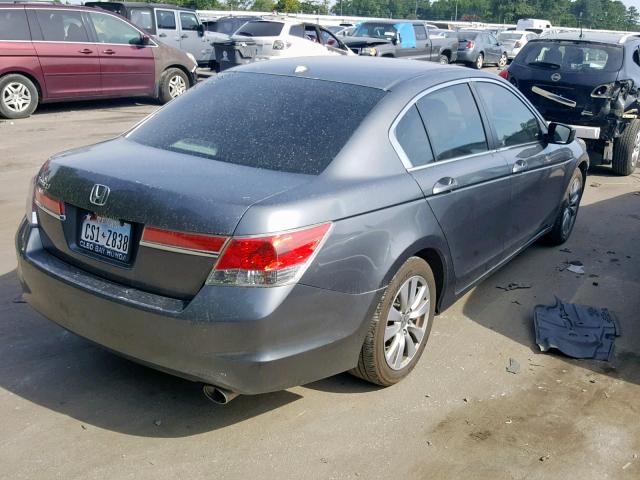 1HGCP2F87BA071034 - 2011 HONDA ACCORD EXL CHARCOAL photo 4