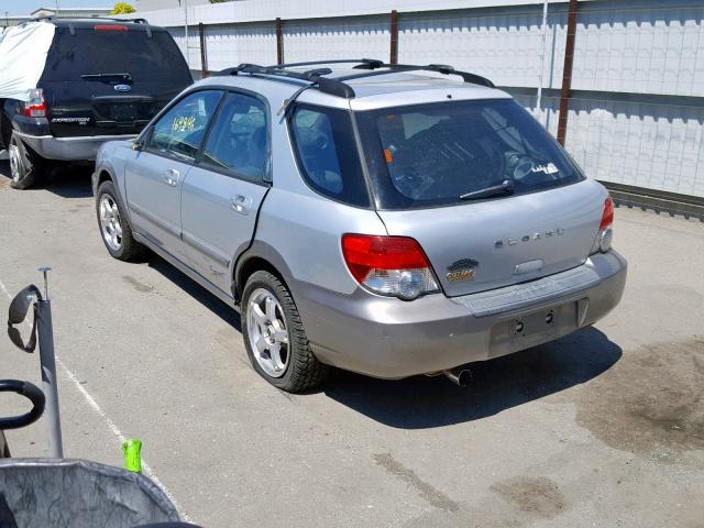 JF1GG68544G800638 - 2004 SUBARU IMPREZA OU SILVER photo 3