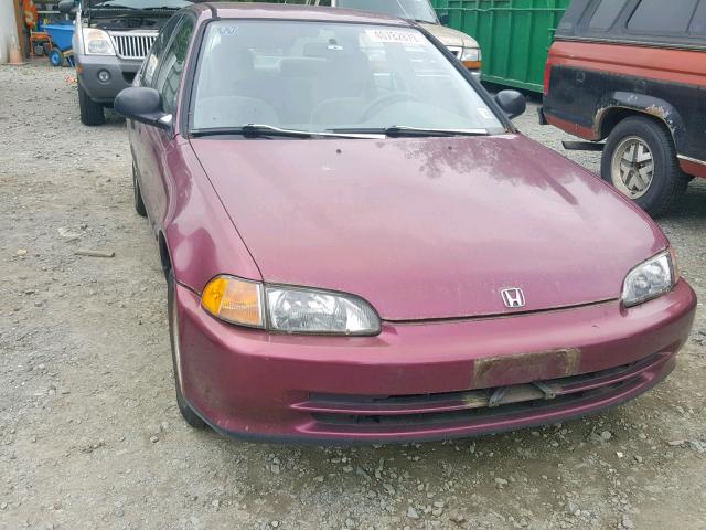 1HGEG854XRL016859 - 1994 HONDA CIVIC DX PURPLE photo 9