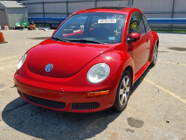 3VWRW31C86M407602 - 2006 VOLKSWAGEN NEW BEETLE წითელი ფოტო 2