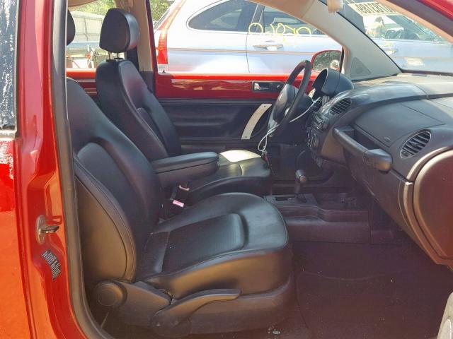 3VWRW31C86M407602 - 2006 VOLKSWAGEN NEW BEETLE წითელი ფოტო 5