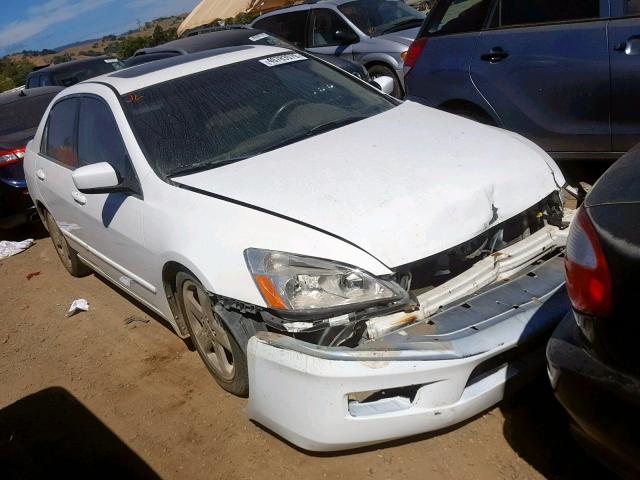 1HGCM65556A011864 - 2006 HONDA ACCORD EX WHITE photo 1