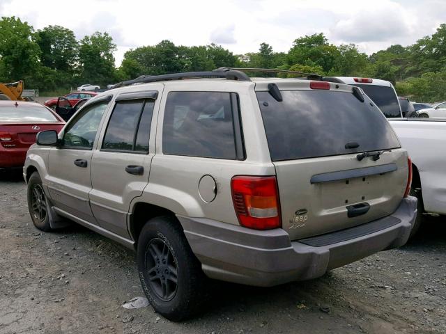 1J4GW48S73C568429 - 2003 JEEP GRAND CHER TAN photo 3