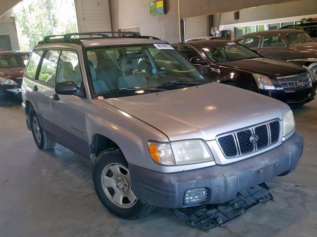 JF1SF63542H712703 - 2002 SUBARU FORESTER L GRAY photo 1