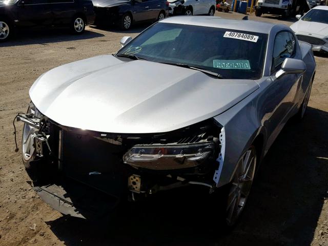 1G1FB1RX5K0115179 - 2019 CHEVROLET CAMARO LS SILVER photo 2