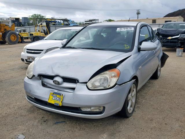 KMHCN36C58U074807 - 2008 HYUNDAI ACCENT SE SILVER photo 2