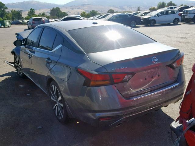 1N4BL4CV8KC142750 - 2019 NISSAN ALTIMA SR GRAY photo 3