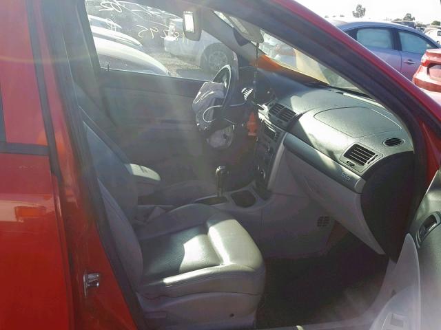 1G1AM58B867707027 - 2006 CHEVROLET COBALT SS RED photo 5