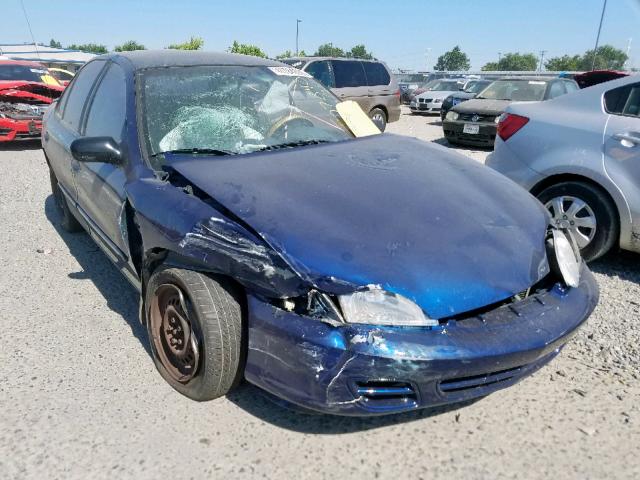 1G1JF524617179694 - 2001 CHEVROLET CAVALIER L BLUE photo 1