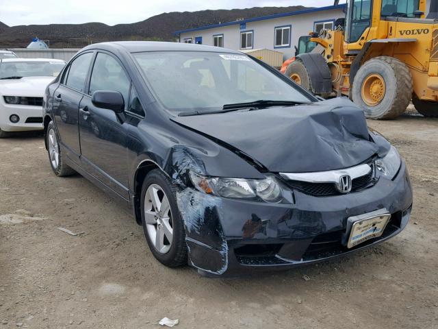 2HGFA16679H312478 - 2009 HONDA CIVIC LX-S შავი ფოტო 1