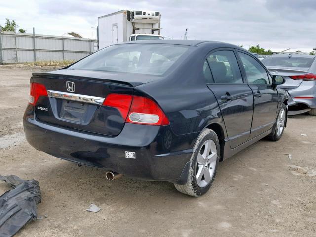 2HGFA16679H312478 - 2009 HONDA CIVIC LX-S შავი ფოტო 4