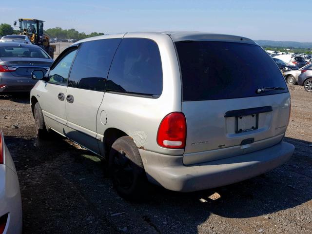 2B4FP2537XR126471 - 1999 DODGE CARAVAN SILVER photo 3