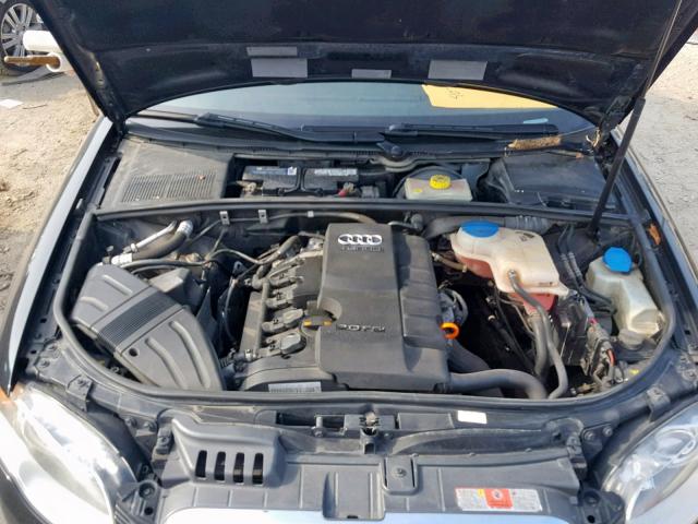 WAUKF78E47A034136 - 2007 AUDI A4 2.0T AV BLACK photo 7