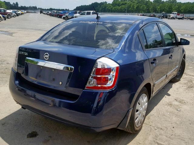 3N1AB6AP7AL600132 - 2010 NISSAN SENTRA 2.0 BLUE photo 4