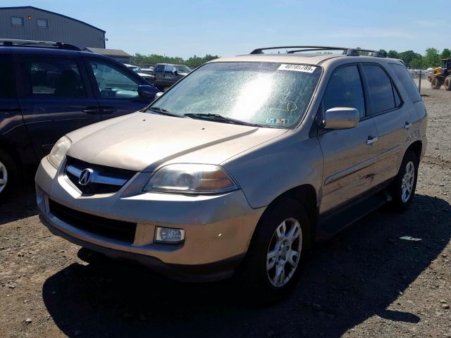 2HNYD18616H518140 - 2006 ACURA MDX TOURIN BEIGE photo 2