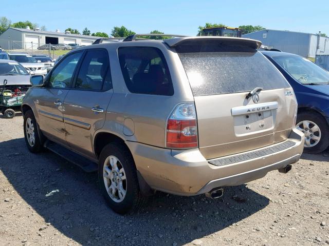 2HNYD18616H518140 - 2006 ACURA MDX TOURIN BEIGE photo 3