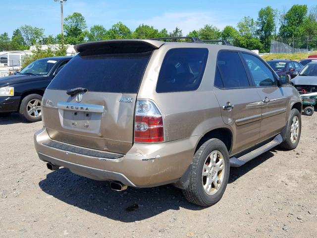 2HNYD18616H518140 - 2006 ACURA MDX TOURIN BEIGE photo 4