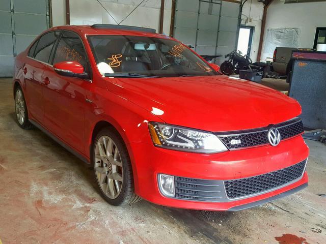 3VW5T7AJ5EM295594 - 2014 VOLKSWAGEN JETTA GLI RED photo 1