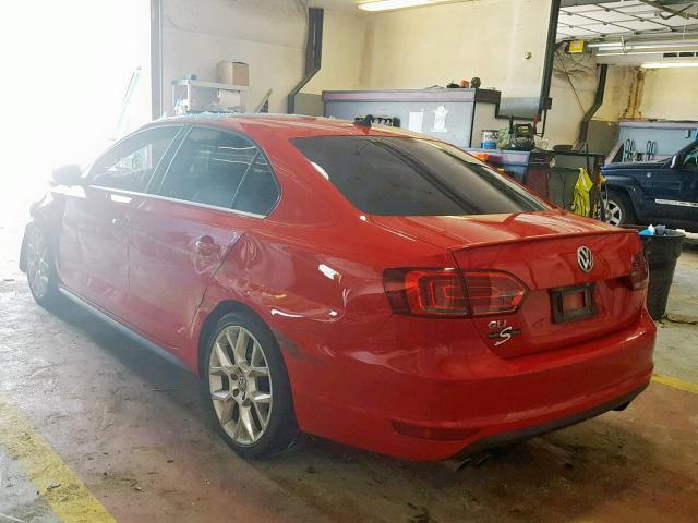 3VW5T7AJ5EM295594 - 2014 VOLKSWAGEN JETTA GLI RED photo 3