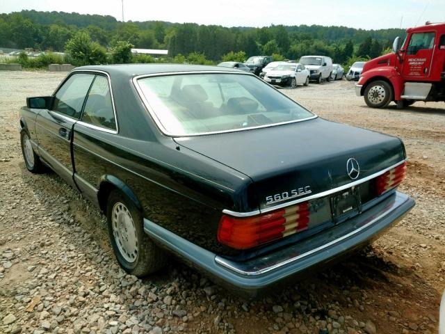 WDBCA45E7LA529979 - 1990 MERCEDES-BENZ 560 SEC BLACK photo 3