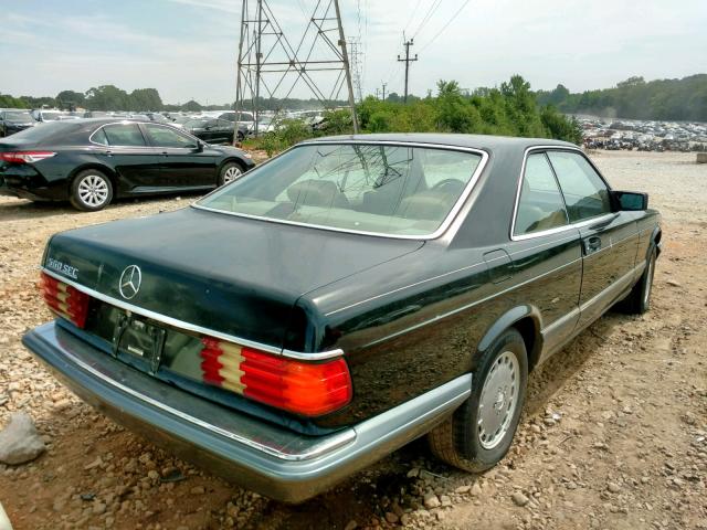 WDBCA45E7LA529979 - 1990 MERCEDES-BENZ 560 SEC BLACK photo 4