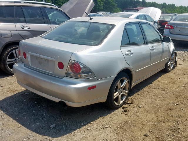 JTHBD182810016956 - 2001 LEXUS IS 300 SILVER photo 4