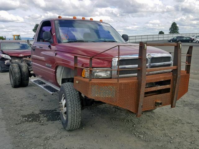 1B6MC36C8SS302238 - 1995 DODGE RAM 3500 RED photo 1