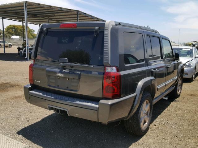 1J8HG48N46C221140 - 2006 JEEP COMMANDER GRAY photo 4