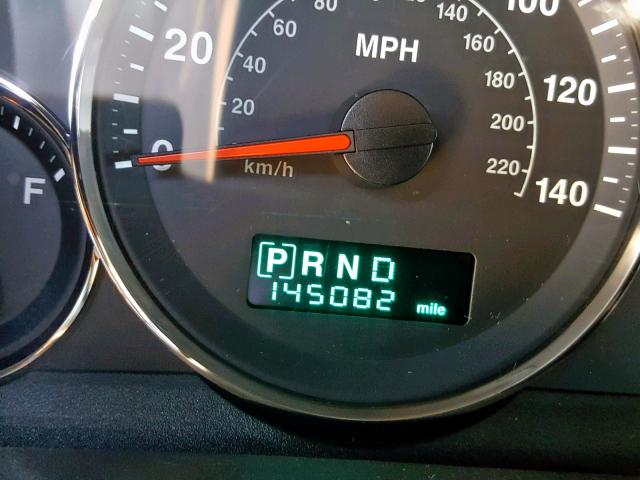 1J8HG48N46C221140 - 2006 JEEP COMMANDER GRAY photo 8