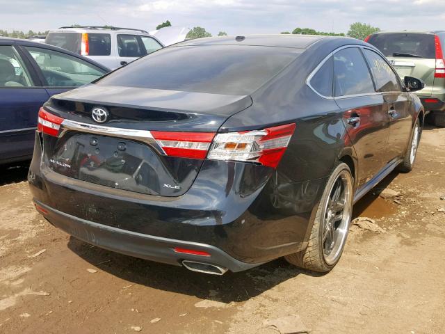 4T1BK1EB0FU167832 - 2015 TOYOTA AVALON XLE BLACK photo 4