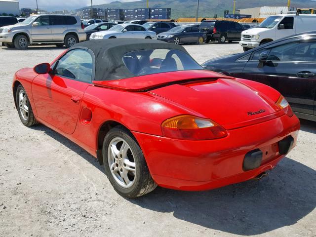 WP0CA2987VS620323 - 1997 PORSCHE BOXSTER RED photo 3