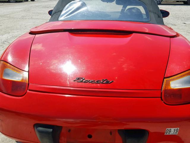 WP0CA2987VS620323 - 1997 PORSCHE BOXSTER RED photo 6