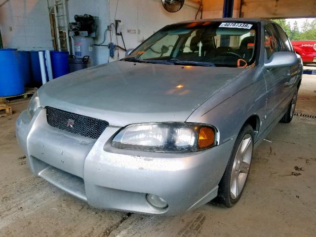 3N1AB51D63L719843 - 2003 NISSAN SENTRA SE- SILVER photo 2