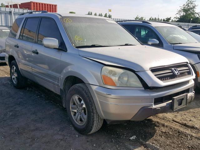 2HKYF18595H003710 - 2005 HONDA PILOT EXL GRAY photo 1