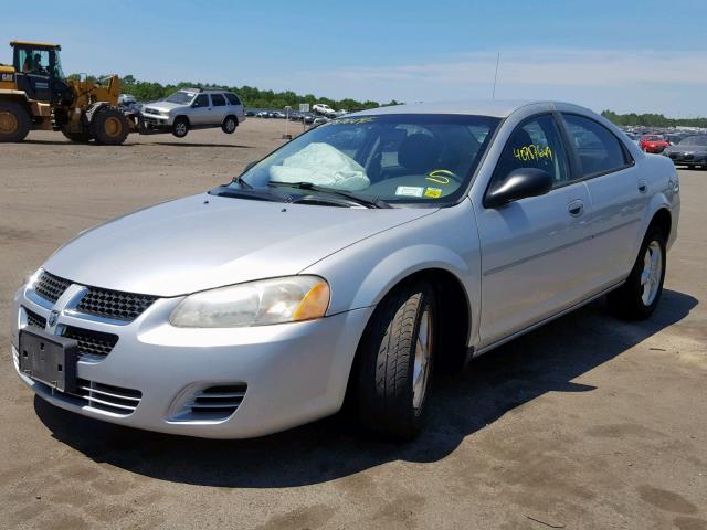 1B3EL46X66N221818 - 2006 DODGE STRATUS SX SILVER photo 2