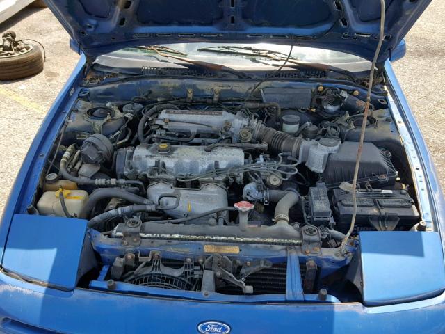 1ZVPT20C2N5225247 - 1992 FORD PROBE GL BLUE photo 7