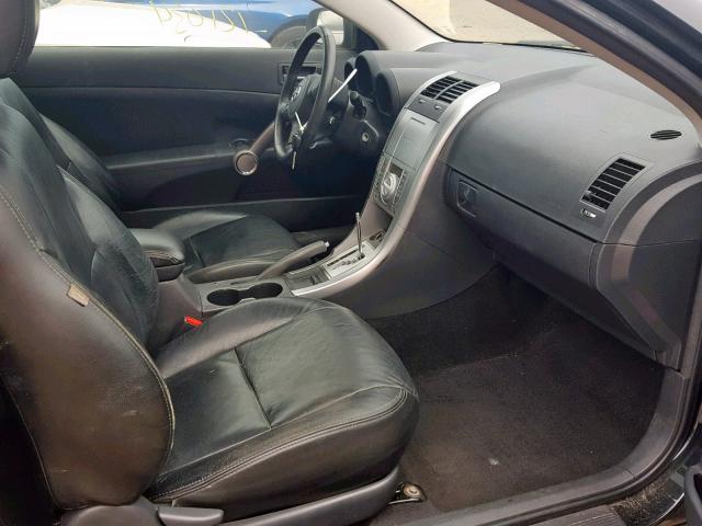 JTKDE167380243657 - 2008 TOYOTA SCION TC შავი ფოტო 5
