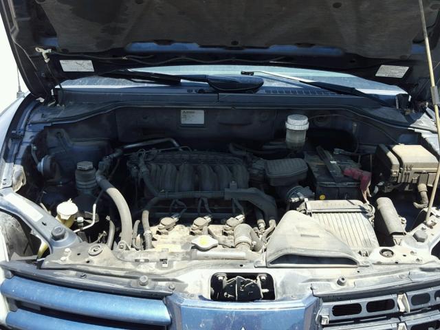 4A4MM21S25E071317 - 2005 MITSUBISHI ENDEAVOR L BLUE photo 7