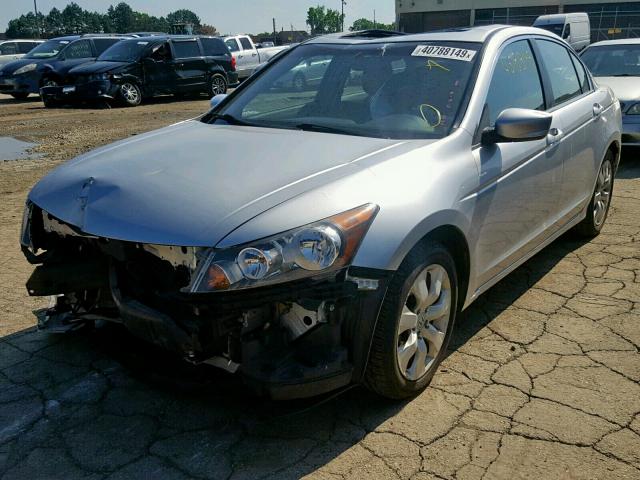 JHMCP26818C064817 - 2008 HONDA ACCORD EXL SILVER photo 2