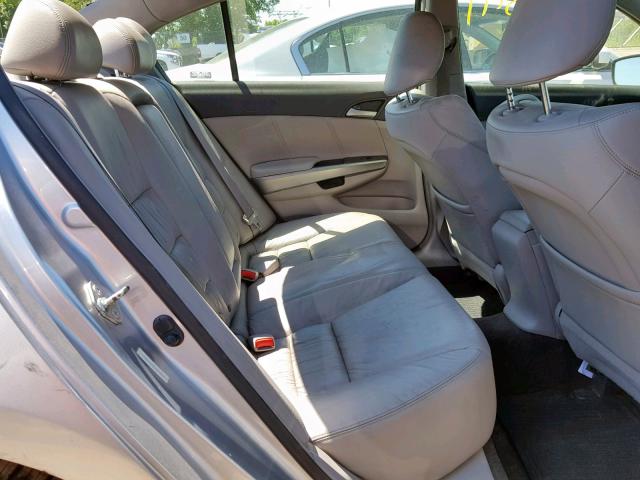 JHMCP26818C064817 - 2008 HONDA ACCORD EXL SILVER photo 6