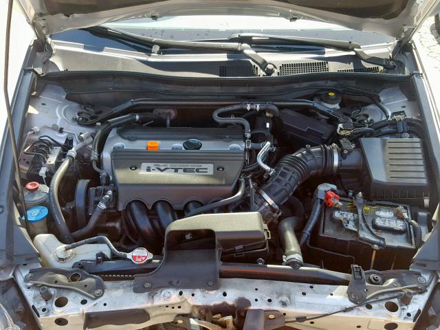 JHMCP26818C064817 - 2008 HONDA ACCORD EXL SILVER photo 7