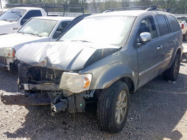 1A8HX58237F534966 - 2007 CHRYSLER ASPEN LIMI GRAY photo 2